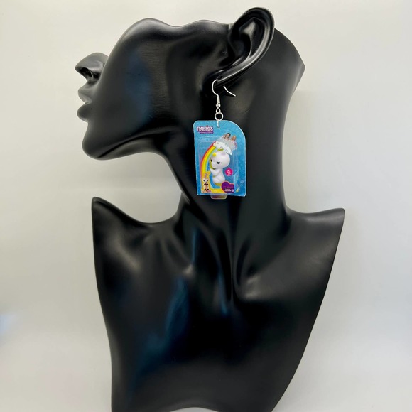 Unicorn Earrings - Unicorn Fingerling Mini Brands Earrings - Toy Earrings - Picture 5 of 6
